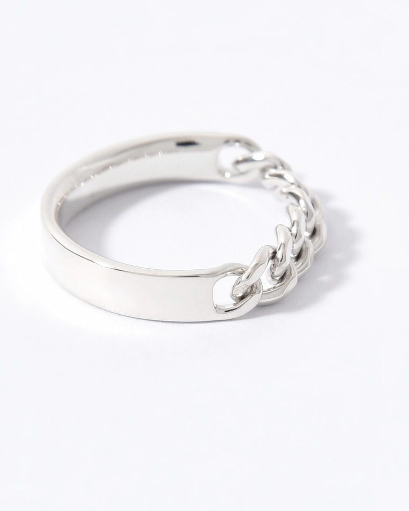 CURB CHAIN NARROW ID RING(4.1mm) -SILVER-