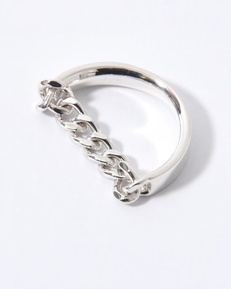 CURB CHAIN NARROW ID RING(4.1mm) -SILVER-