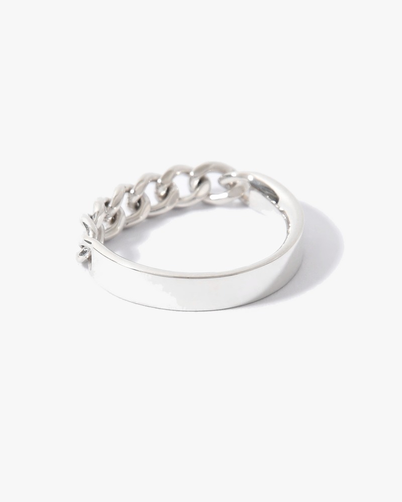 CURB CHAIN NARROW ID RING(4.1mm) -SILVER-