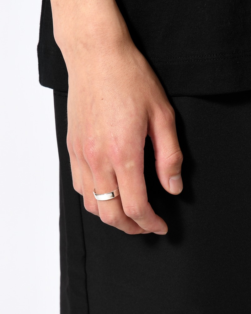CURB CHAIN NARROW ID RING-LARGE LINK(5.5mm) -SILVER-
