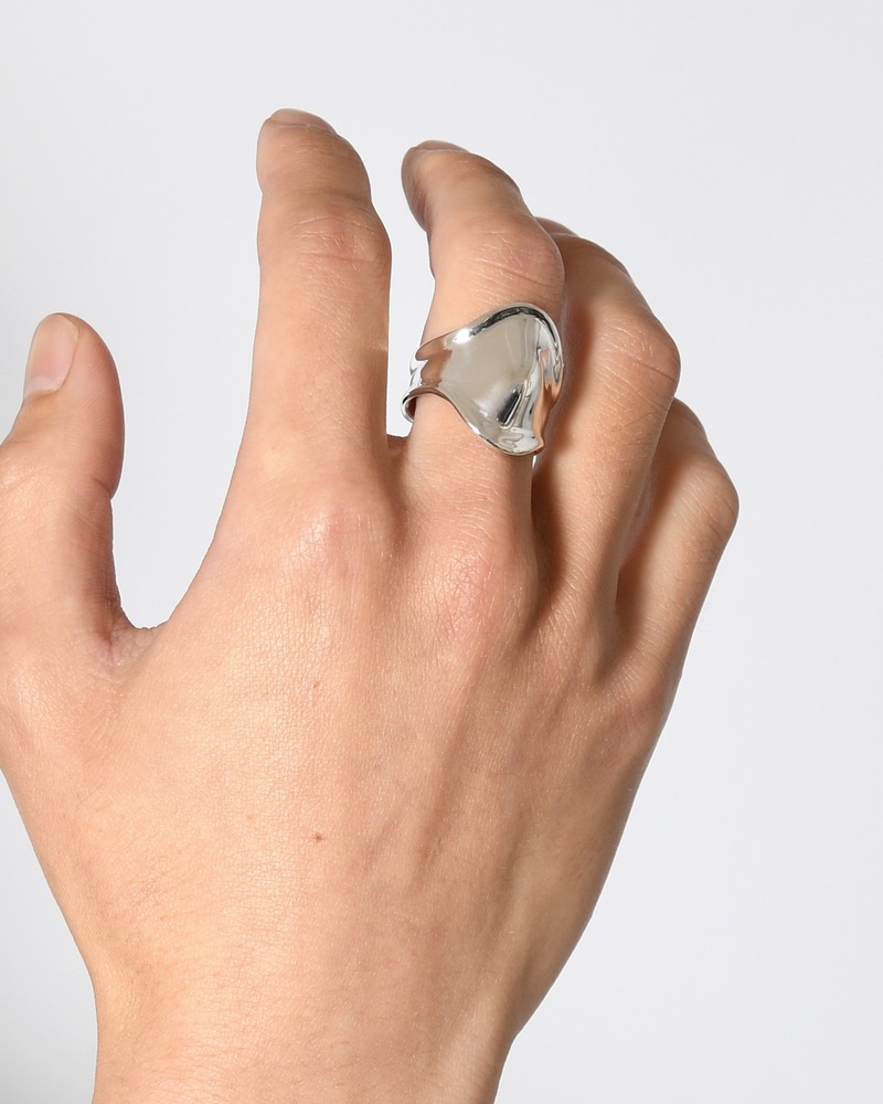 ARMOR COVER RING-L -SILVER-