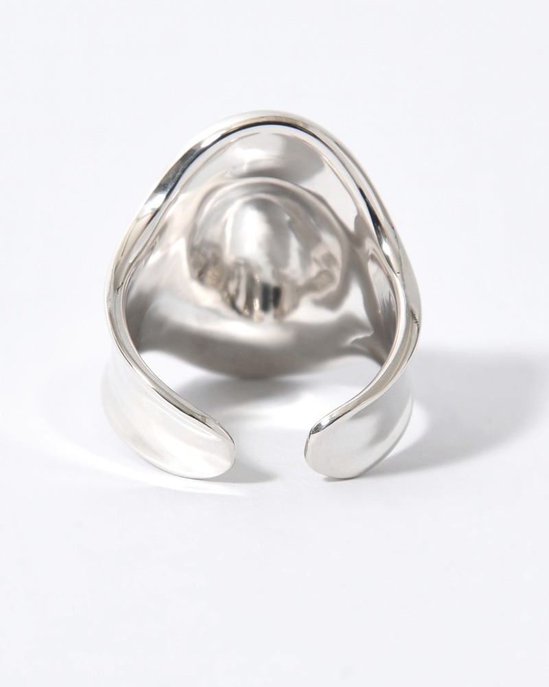 ARMOR COVER RING-L -SILVER-