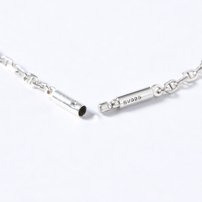 ANCHER CHAIN NECKLACE 50cm -SILVER-