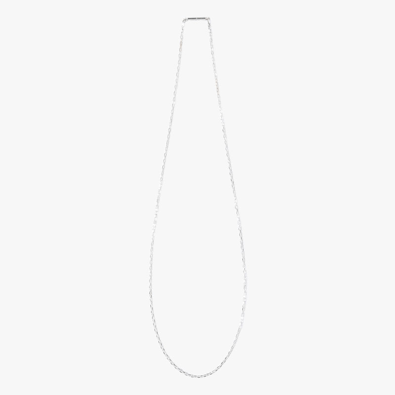 ANCHER CHAIN NECKLACE 50cm -SILVER-