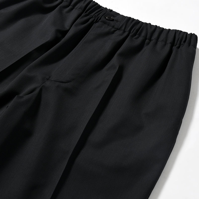 LIGHT WOOL EASY SLACKS -2.COLOR-