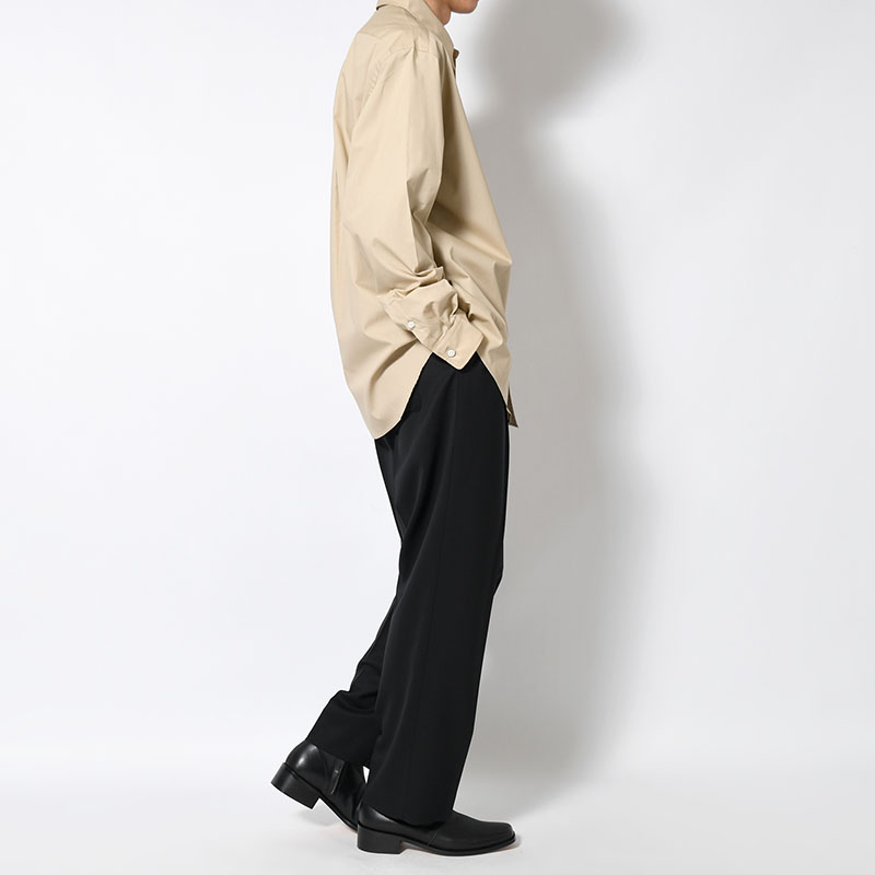 LIGHT WOOL EASY SLACKS -2.COLOR-