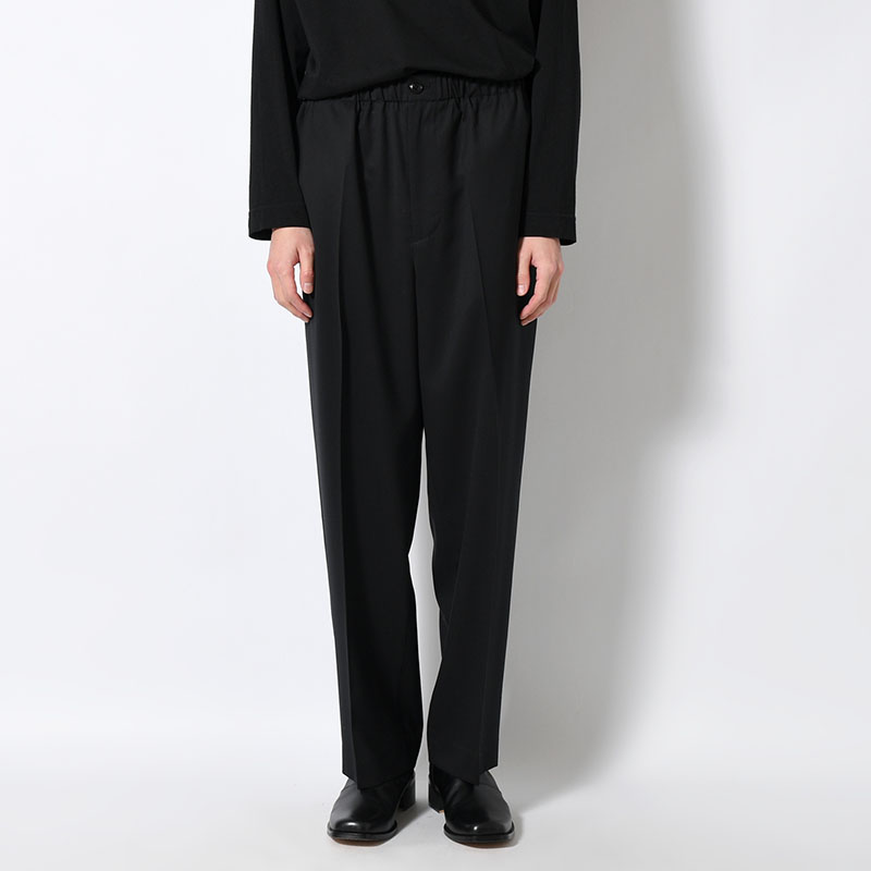 LIGHT WOOL EASY SLACKS -2.COLOR-