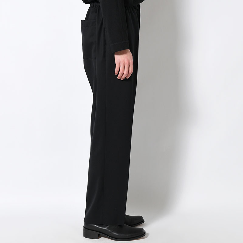 LIGHT WOOL EASY SLACKS -2.COLOR-