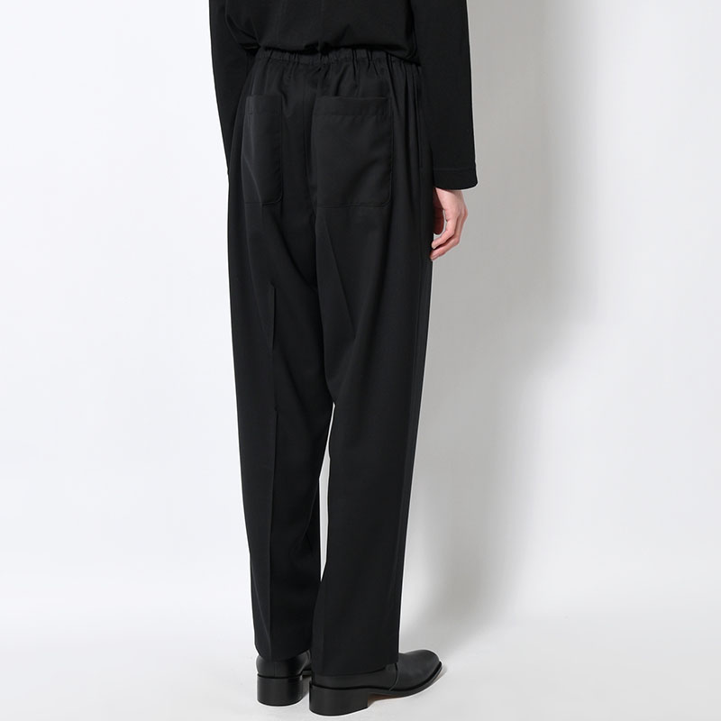 LIGHT WOOL EASY SLACKS -2.COLOR-