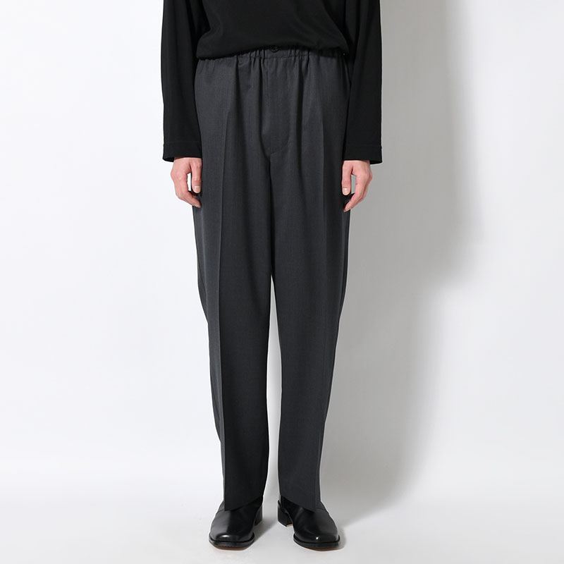LIGHT WOOL EASY SLACKS -2.COLOR-