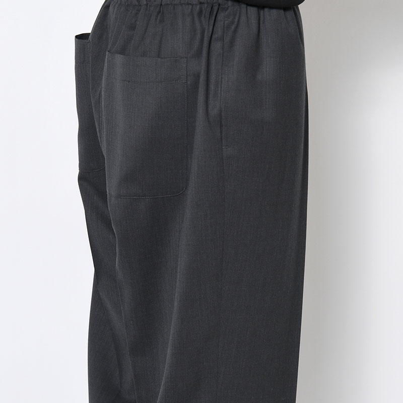 LIGHT WOOL EASY SLACKS -2.COLOR-