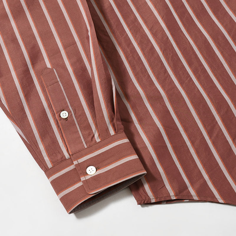 SILK COTTON STRIPE SHIRT -2.COLOR-