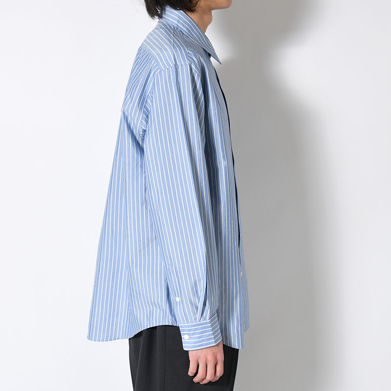 SILK COTTON STRIPE SHIRT -2.COLOR-