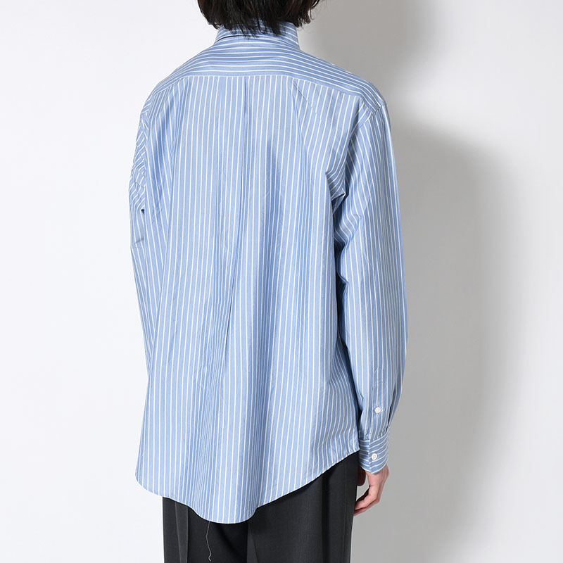 SILK COTTON STRIPE SHIRT -2.COLOR-