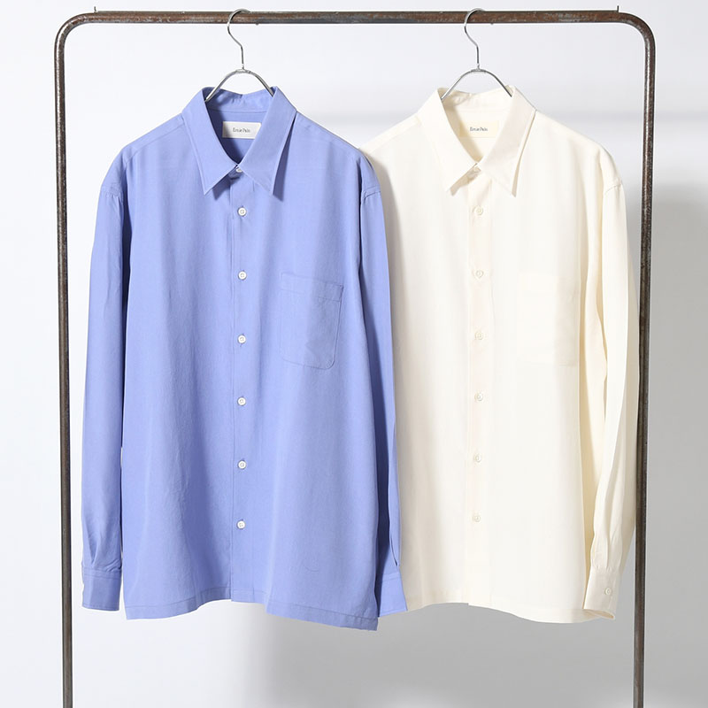 SILK NIDOM SHIRT -2.COLOR-