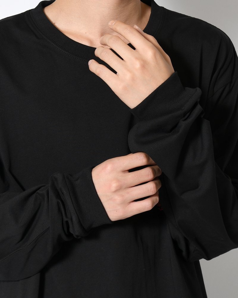 HYAKKI YAENZU LS TEE -BLACK-