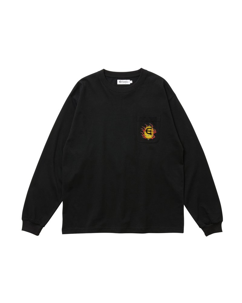 HYAKKI YAENZU LS TEE -BLACK-