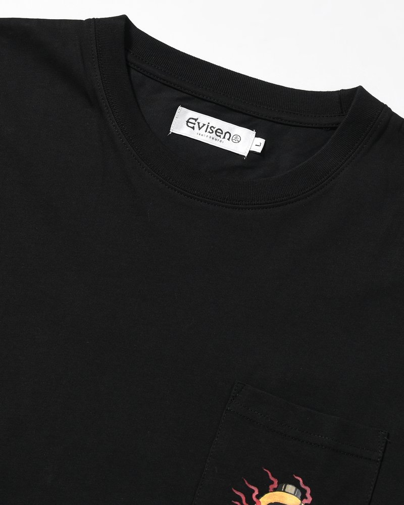 HYAKKI YAENZU LS TEE -BLACK-