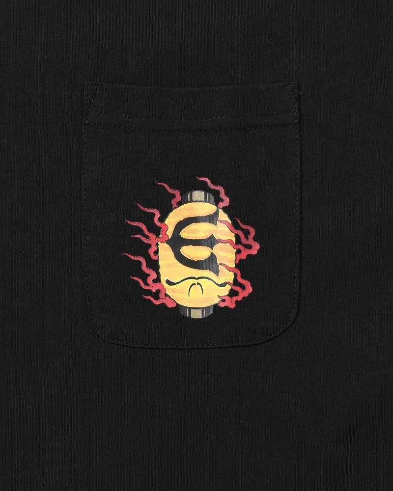HYAKKI YAENZU LS TEE -BLACK-