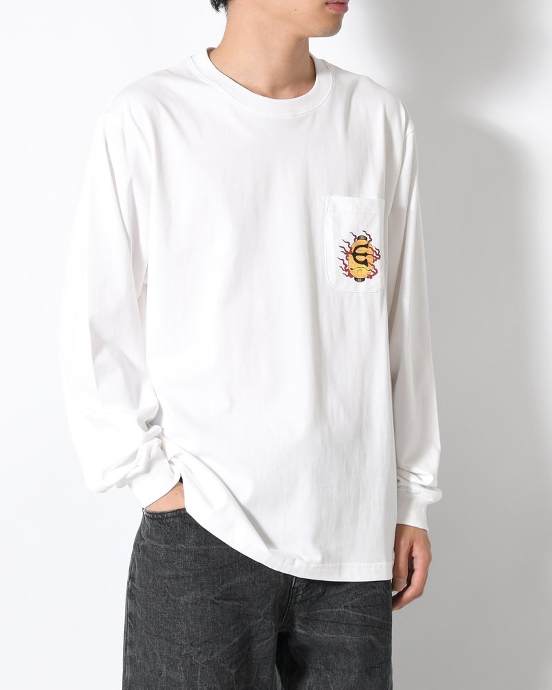 HYAKKI YAENZU LS TEE -WHITE-