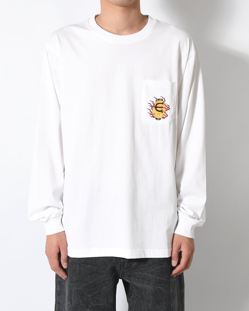 HYAKKI YAENZU LS TEE -WHITE-