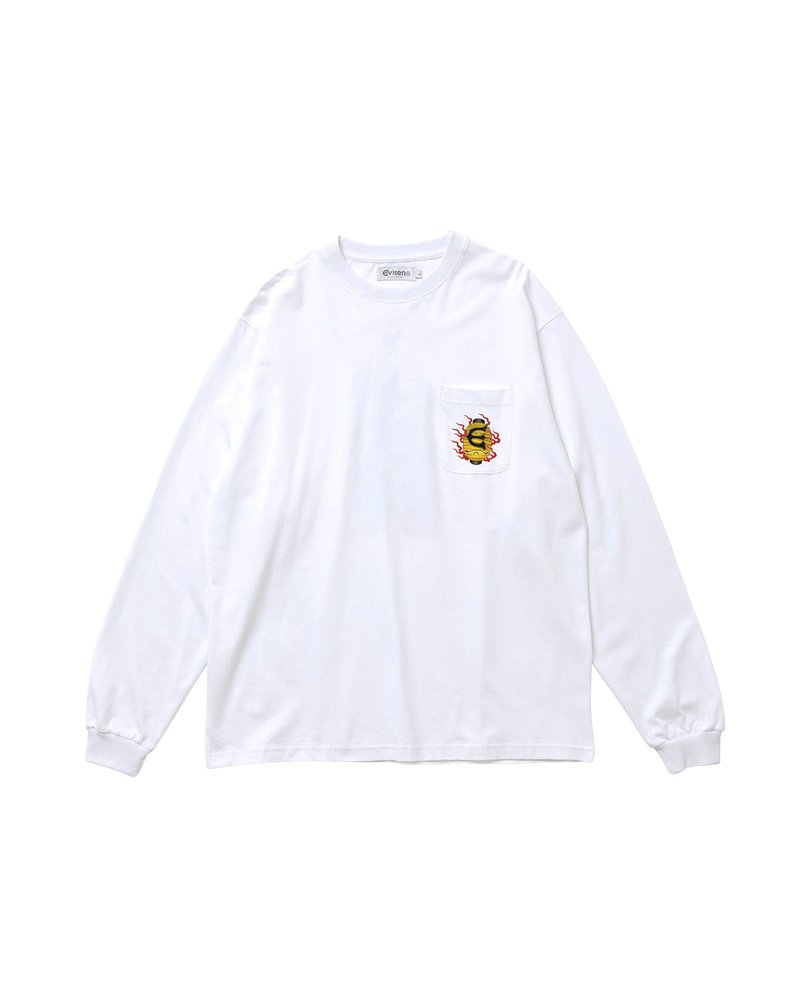 HYAKKI YAENZU LS TEE -WHITE-