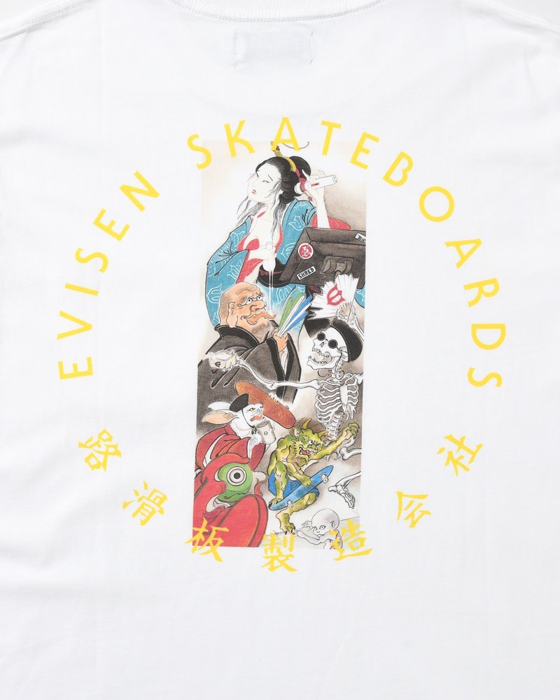 HYAKKI YAENZU LS TEE -WHITE-