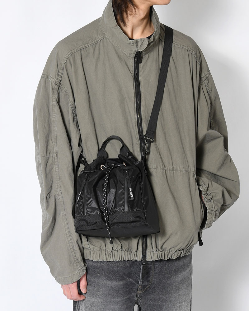 CORDURA SIL NYLON DRAWSTRING -BLACK-