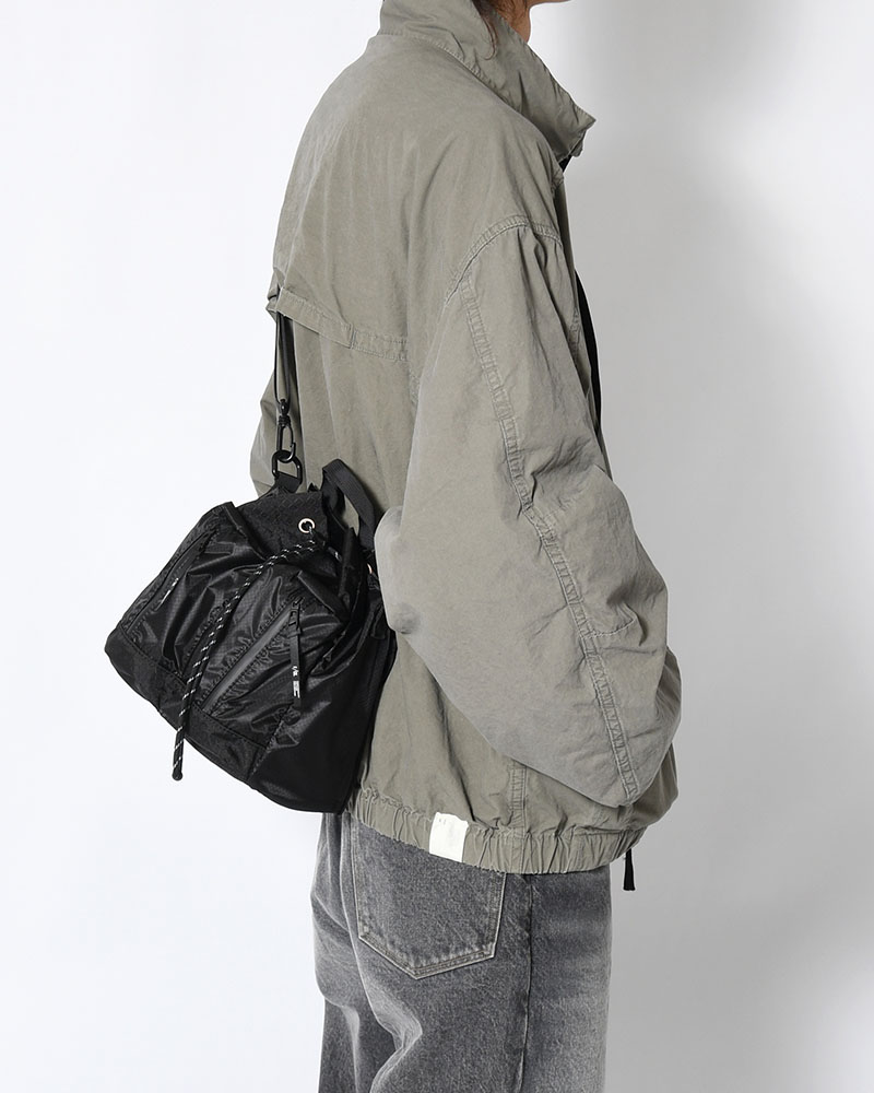 CORDURA SIL NYLON DRAWSTRING -BLACK-