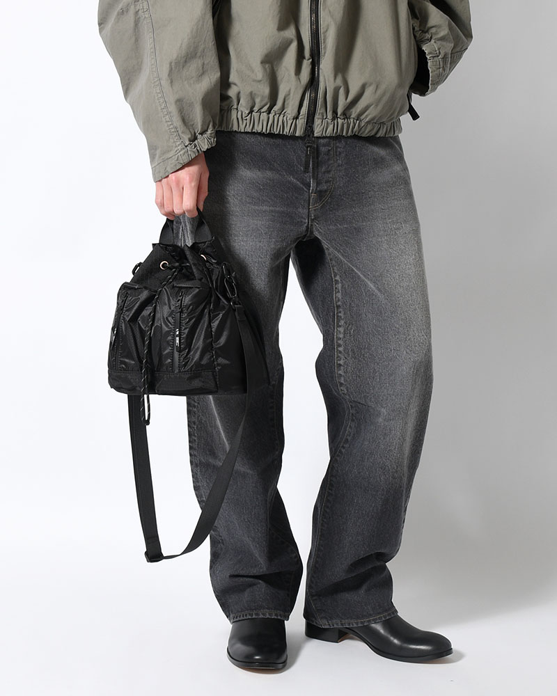 CORDURA SIL NYLON DRAWSTRING -BLACK-