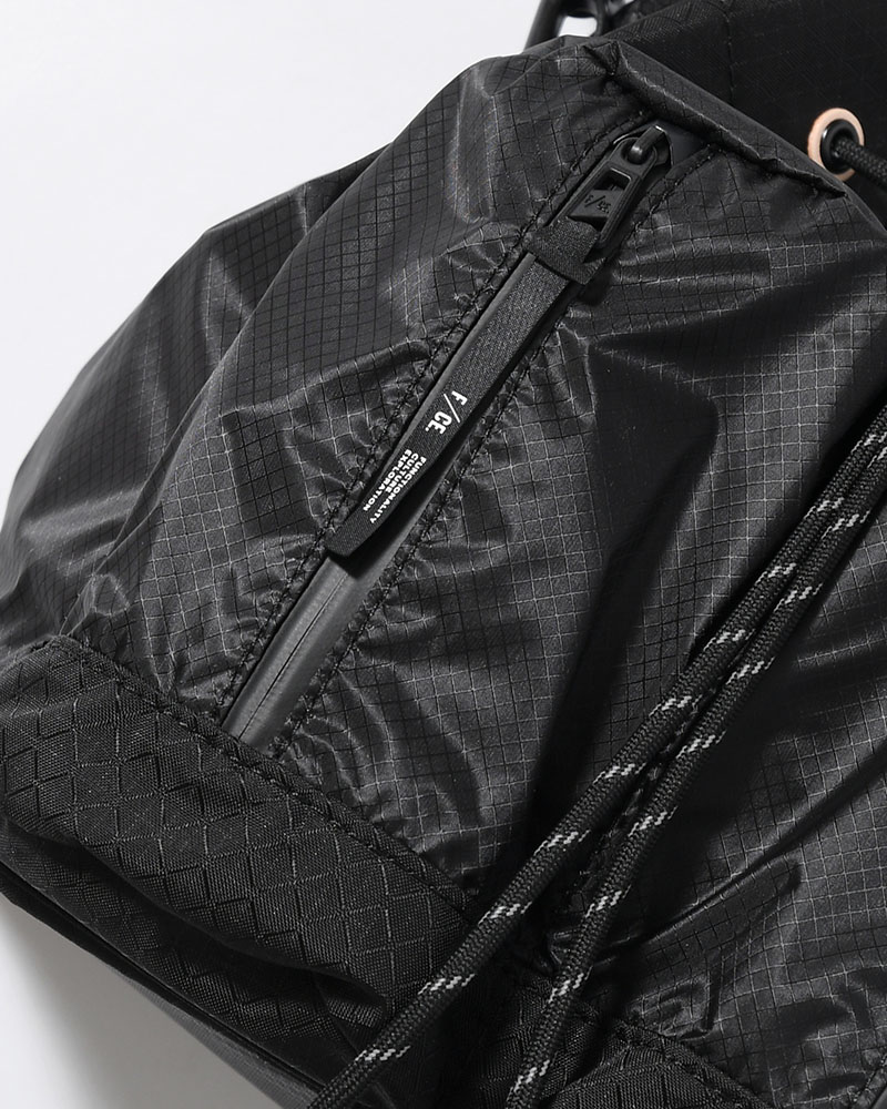 CORDURA SIL NYLON DRAWSTRING -BLACK-