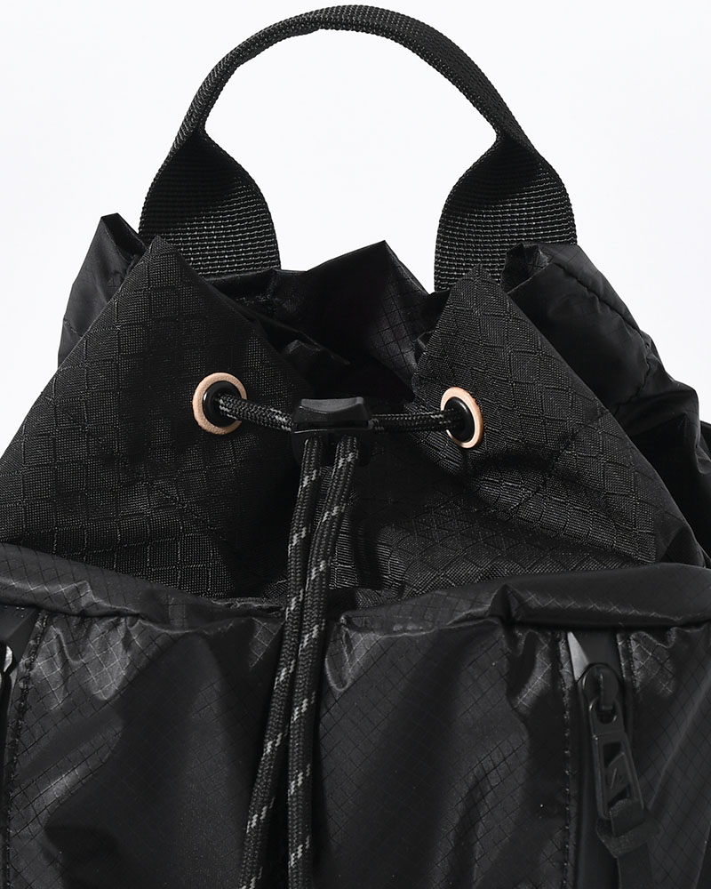 CORDURA SIL NYLON DRAWSTRING -BLACK-