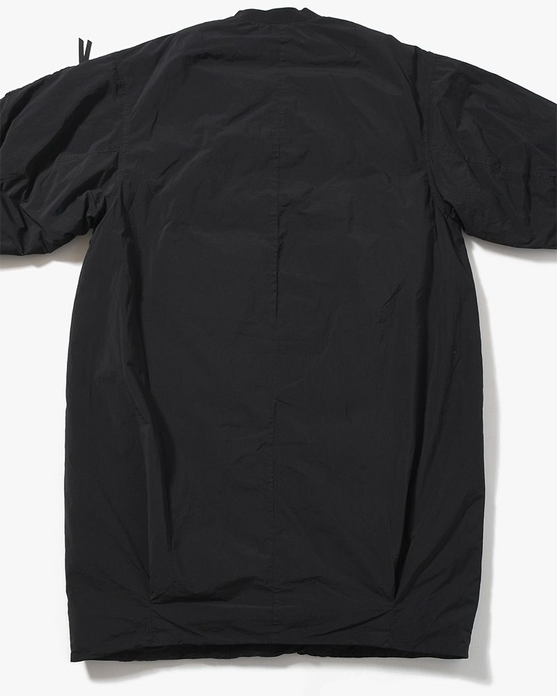 GARMENT DYE DOWN MA-1 LONG COAT 2.0 -BLACK-