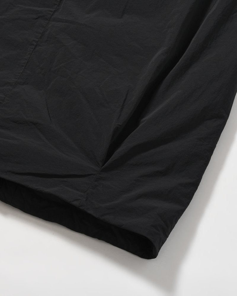GARMENT DYE DOWN MA-1 LONG COAT 2.0 -BLACK-