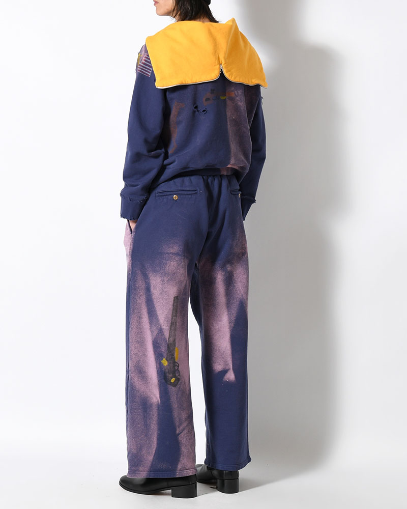 SCRIBBLE SWEATS -NAVY-