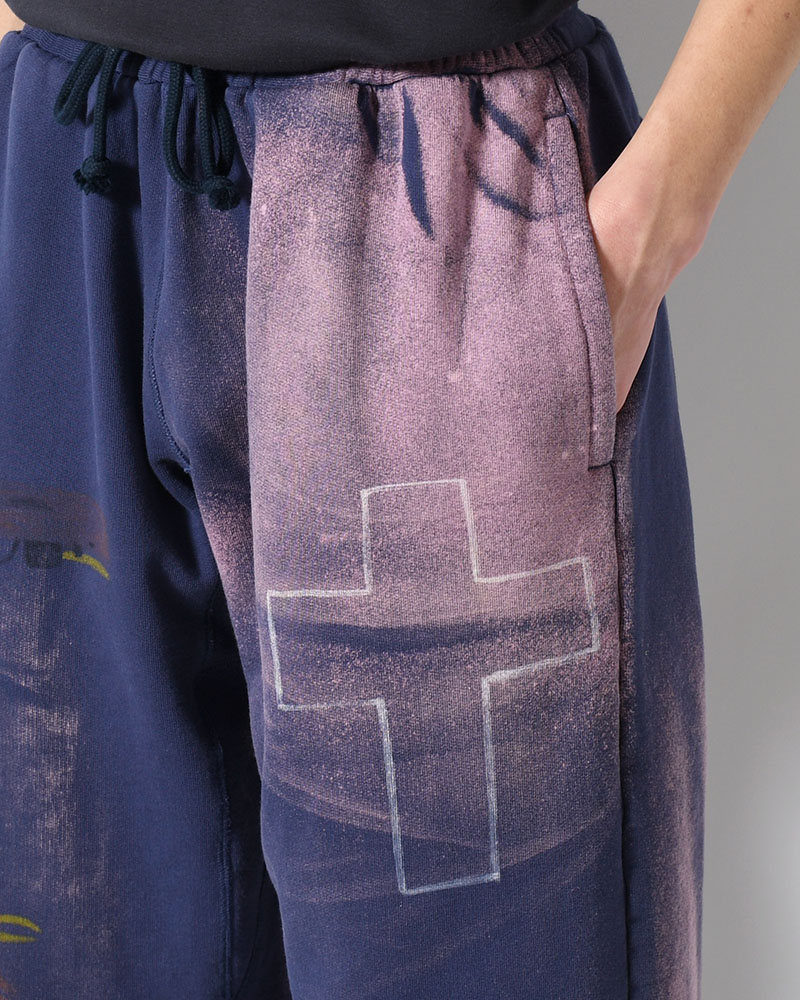 SCRIBBLE SWEATS -NAVY-