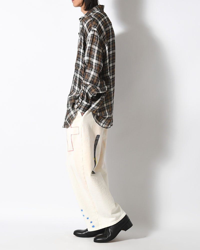 SCRIBBLE SWEATS -WHITE-