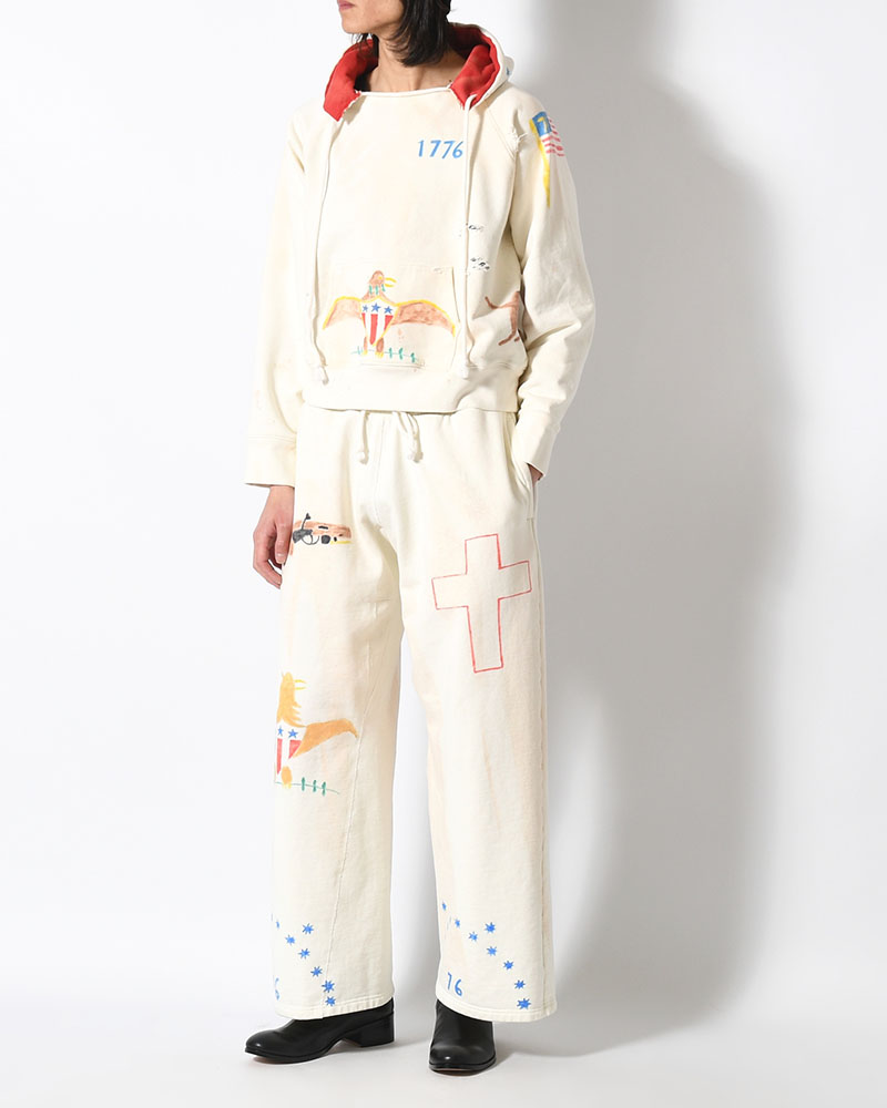 SCRIBBLE SWEATS -WHITE-