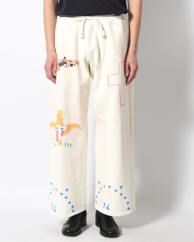 SCRIBBLE SWEATS -WHITE-