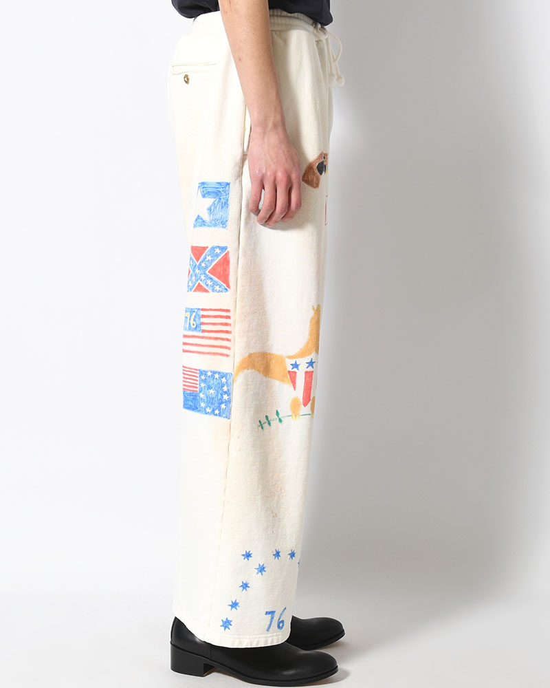 SCRIBBLE SWEATS -WHITE-