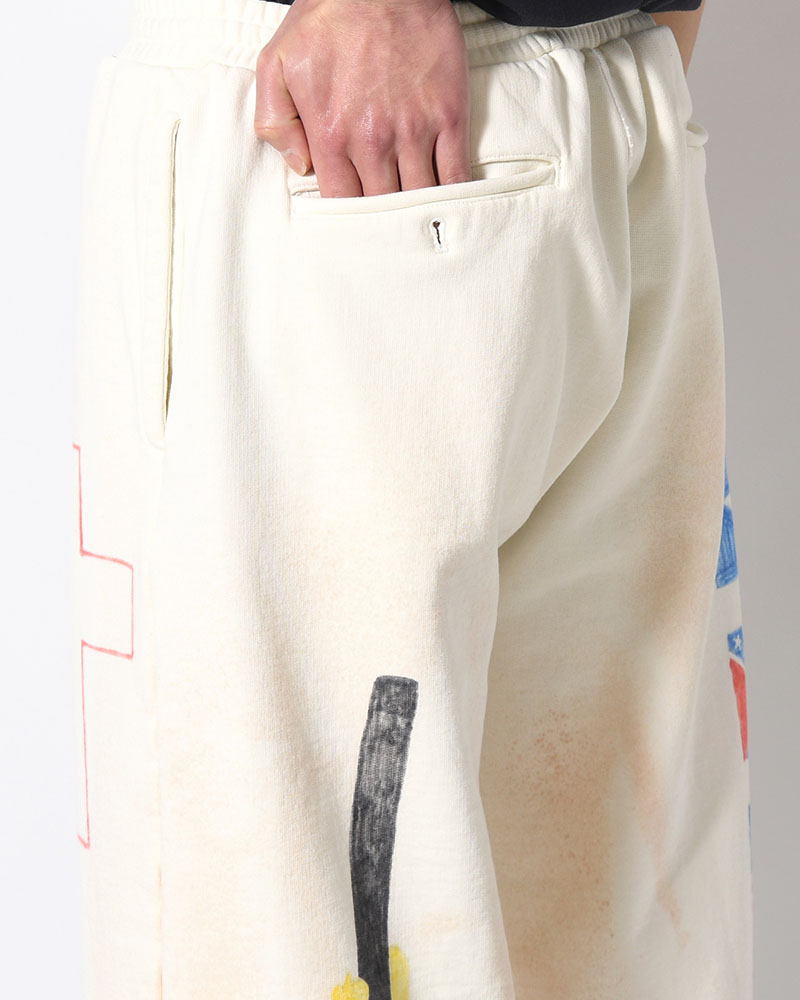 SCRIBBLE SWEATS -WHITE-
