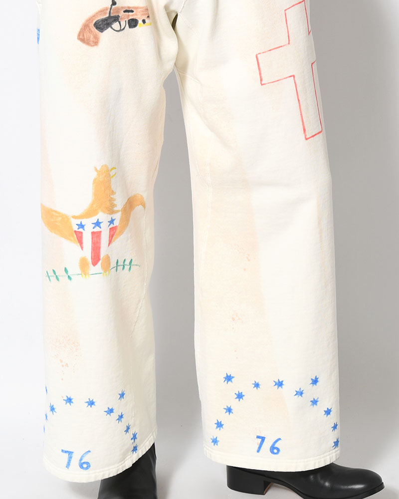 SCRIBBLE SWEATS -WHITE-