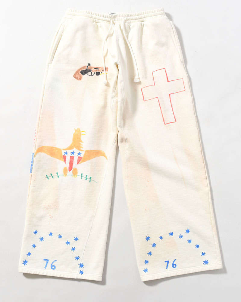 SCRIBBLE SWEATS -WHITE-