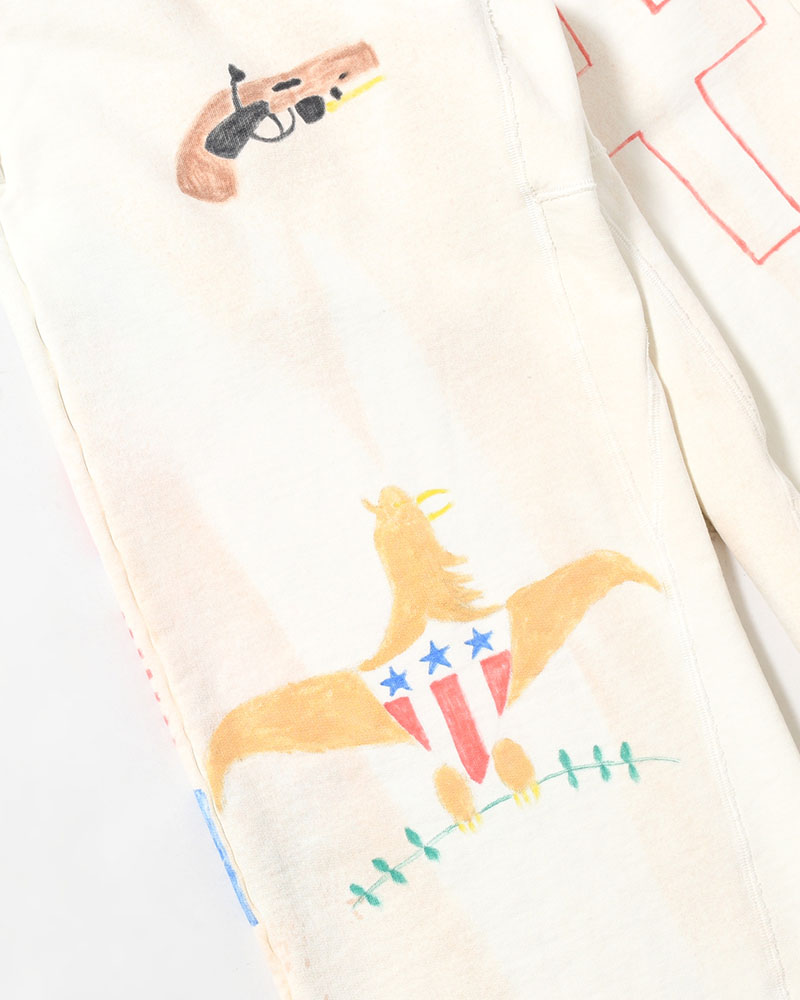 SCRIBBLE SWEATS -WHITE-