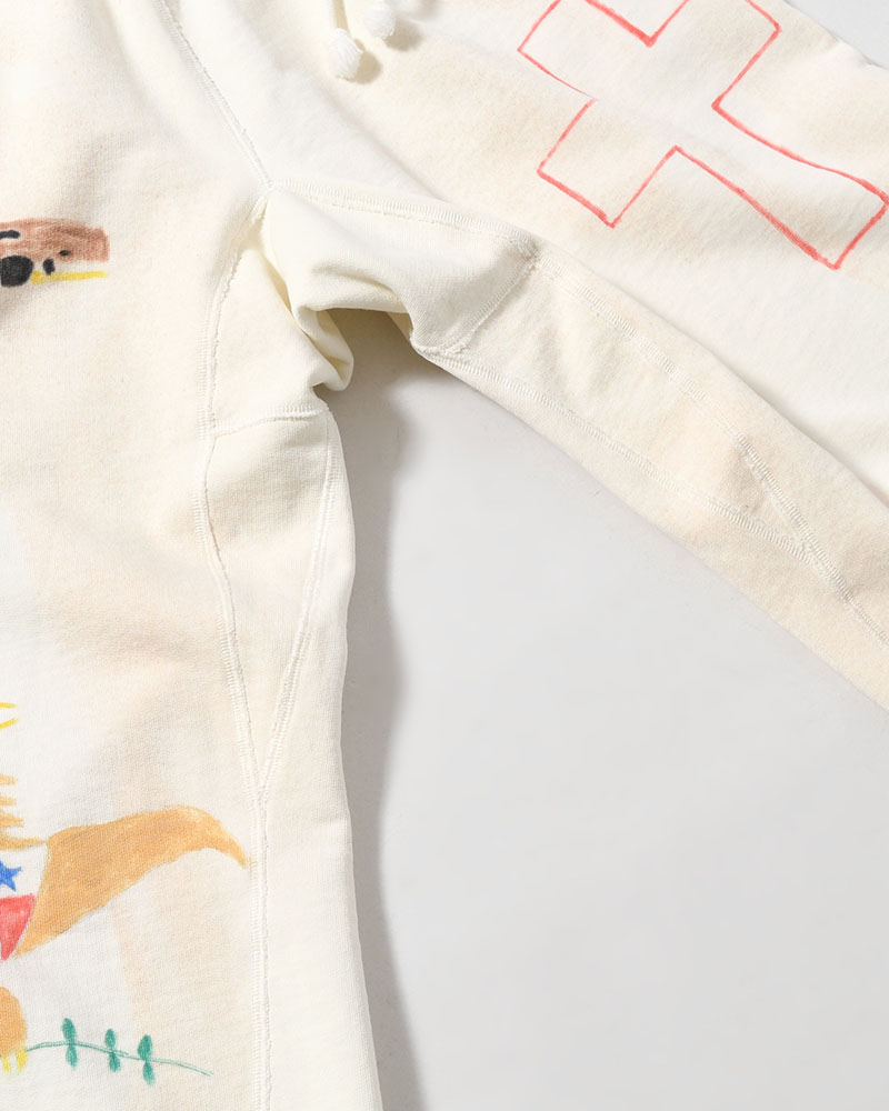 SCRIBBLE SWEATS -WHITE-