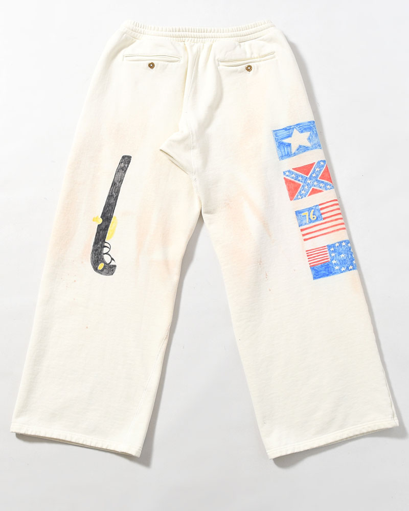 SCRIBBLE SWEATS -WHITE-