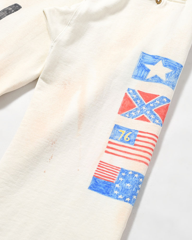 SCRIBBLE SWEATS -WHITE-