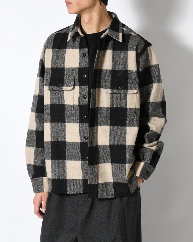 CPO SHIRT -BLACK-