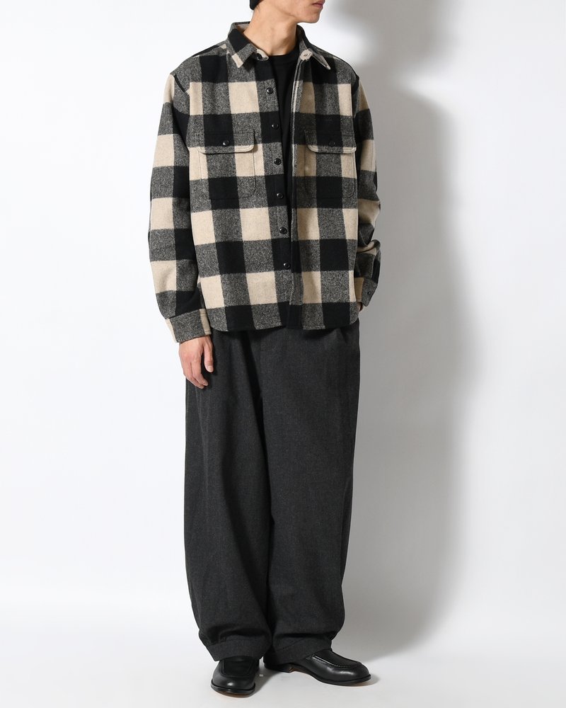 CPO SHIRT -BLACK-