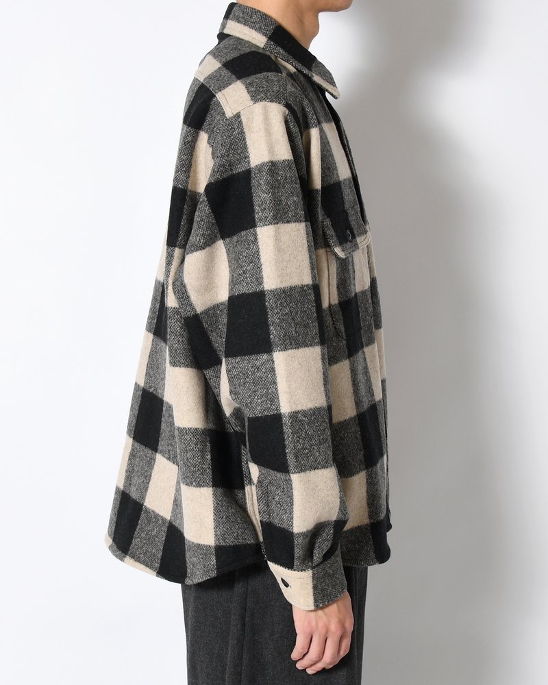 CPO SHIRT -BLACK-